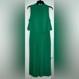 DKNY Green High Neck Jumpsuit